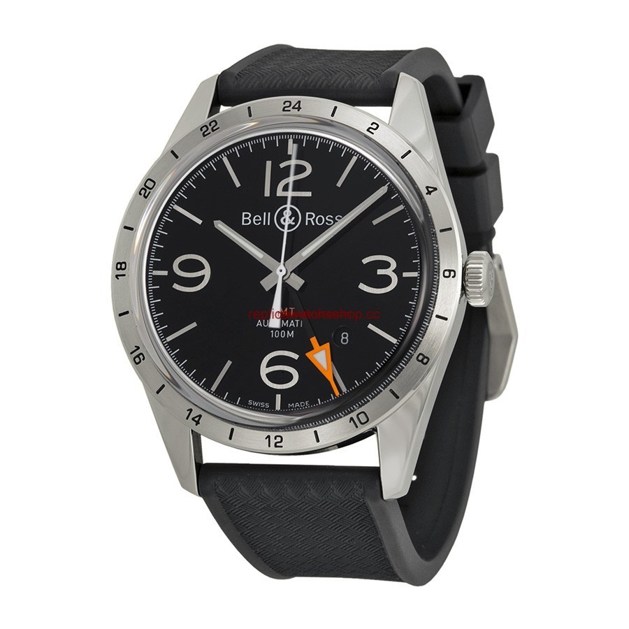 Bell & Ross Vintage BRV123-BL-GMT-SRB Bell & Ross Vintage BRV123-BL-GMT-SRB