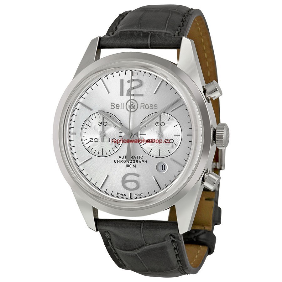 Bell & Ross Vintage BRG126-WH-ST/SCR Bell & Ross Vintage BRG126-WH-ST/SCR