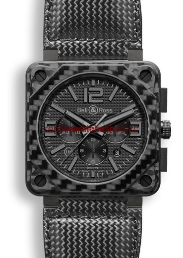 Bell & Ross BR 01 94 Carbon Fiber Phantom Chronograph (BR0194CAFIBERPH) Bell & Ross BR 01 94 Carbon Fiber Phantom Chronograph (BR0194CAFIBERPH)