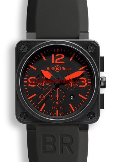 Bell & Ross BR 01 94 Red Chronograph (BR0194RED) Bell & Ross BR 01 94 Red Chronograph (BR0194RED)
