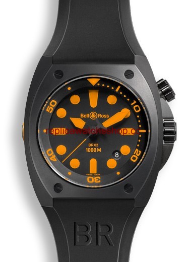 Bell & Ross BR 02-92 Orange (BR02ORANGE) Bell & Ross BR 02-92 Orange (BR02ORANGE)