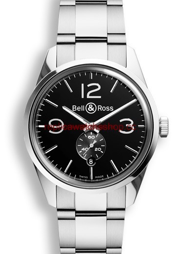 Bell & Ross BR 123 Officer Black (BRG123BLSTSST) Bell & Ross BR 123 Officer Black (BRG123BLSTSST)