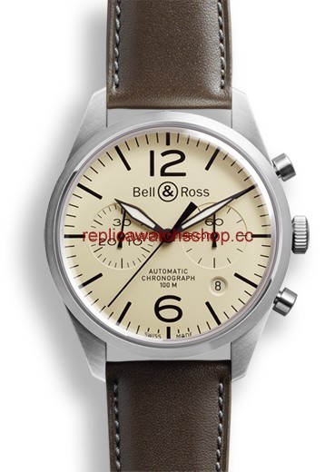 Bell & Ross BR 126 Original Beige Chronograph (BRV126BEISTSCA)