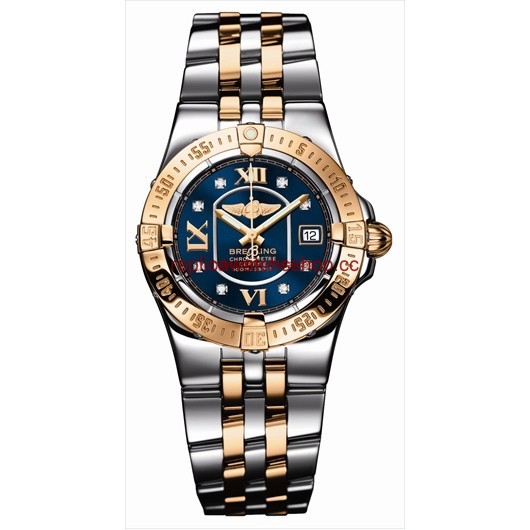 Breitling Starliner 2008 Two Tone Rose / Blue (C7134012.C772)