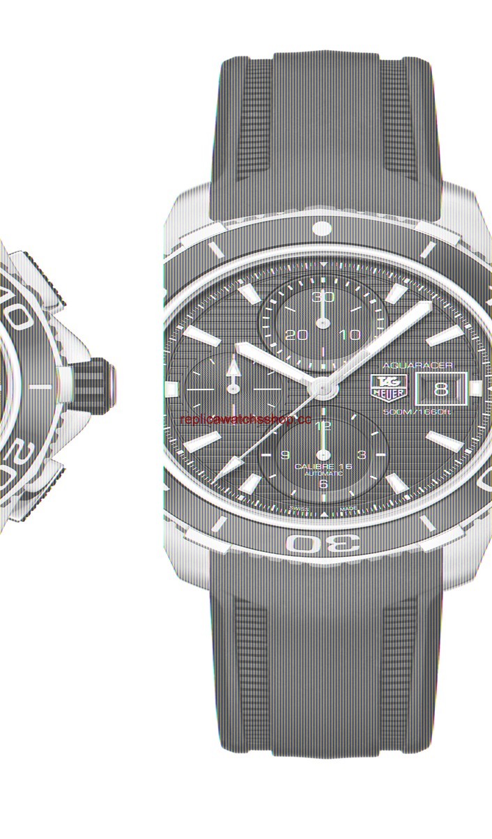 TAG Heuer Aquaracer Calibre 16 Chronograph 500m Black Rubber (CAK2110.FT8019) TAG Heuer Aquaracer Calibre 16 Chronograph 500m Black Rubber (CAK2110.FT8019)