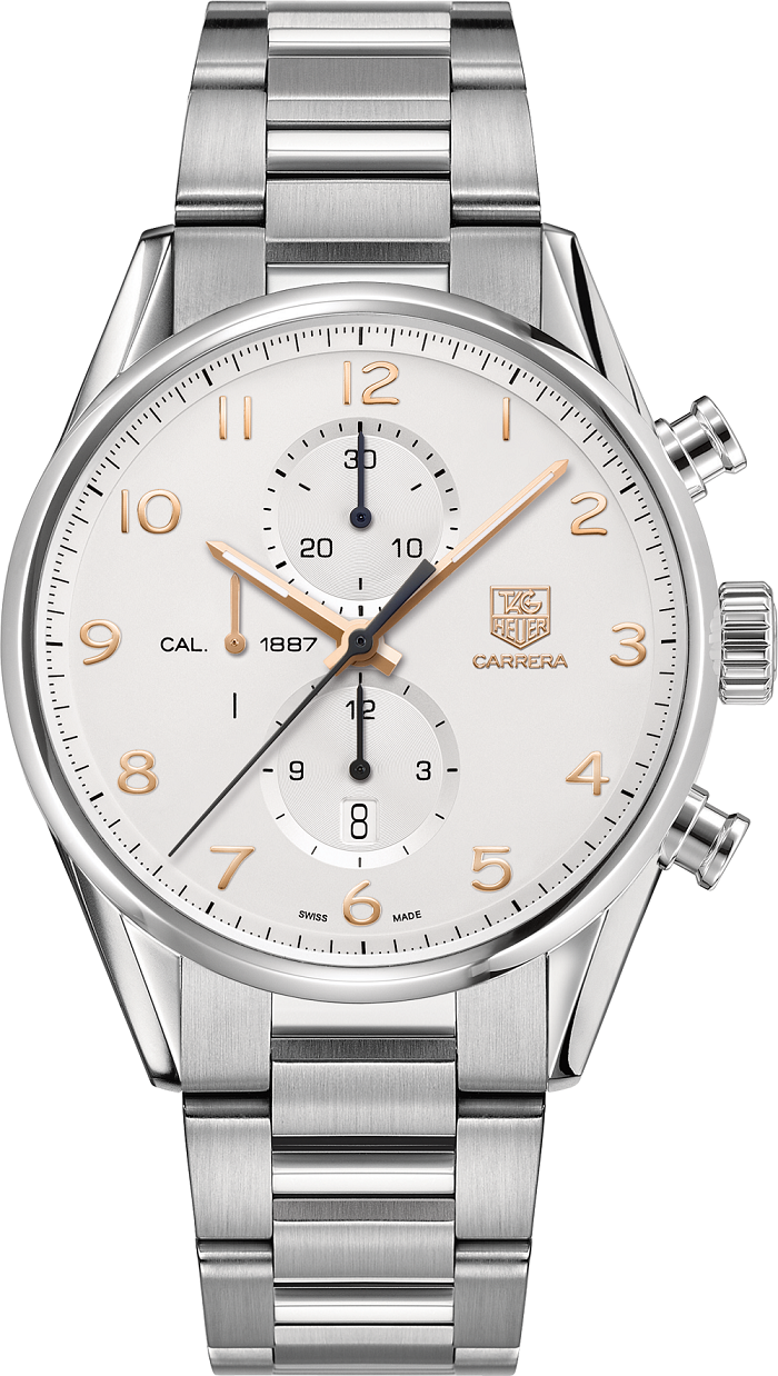 TAG Heuer Carrera Calibre 1887 43 Silver / Bracelet (CAR2012.BA0799) TAG Heuer Carrera Calibre 1887 43 Silver / Bracelet (CAR2012.BA0799)