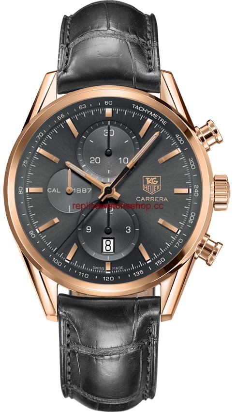 TAG Heuer Carrera Calibre 1887 41 Rose Gold Grey (CAR2141.FC8182)