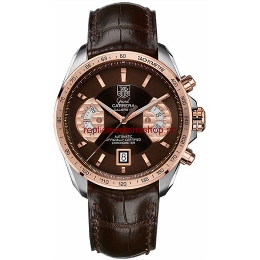 TAG Heuer Grand Carrera Calibre 17 RS Chronograph Two Tone Brown (CAV515C.FC6231) TAG Heuer Grand Carrera Calibre 17 RS Chronograph Two Tone Brown (CAV515C.FC6231)
