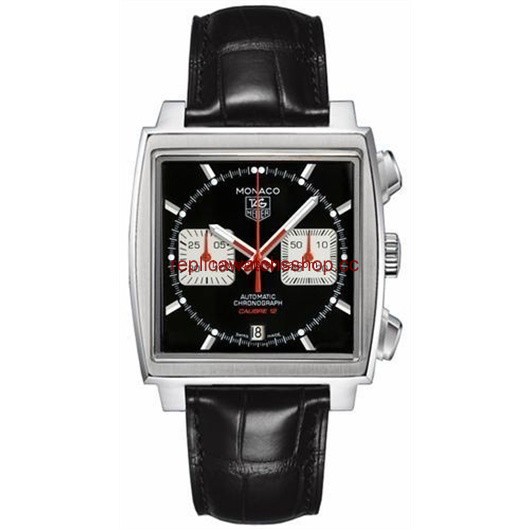 TAG Heuer Monaco Calibre 12 Black / Silver (CAW2114.FC6177) TAG Heuer Monaco Calibre 12 Black / Silver (CAW2114.FC6177)
