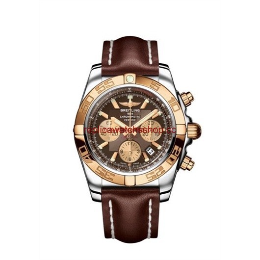 Breitling Chronomat 44 Two Tone / Brown (CB011012.Q567)