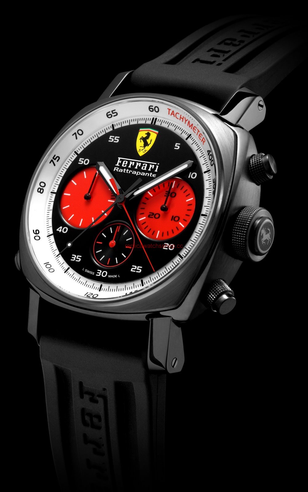Panerai Ferrari Scuderia Rattrapante Black / Red (FER0033) Panerai Ferrari Scuderia Rattrapante Black / Red (FER0033)