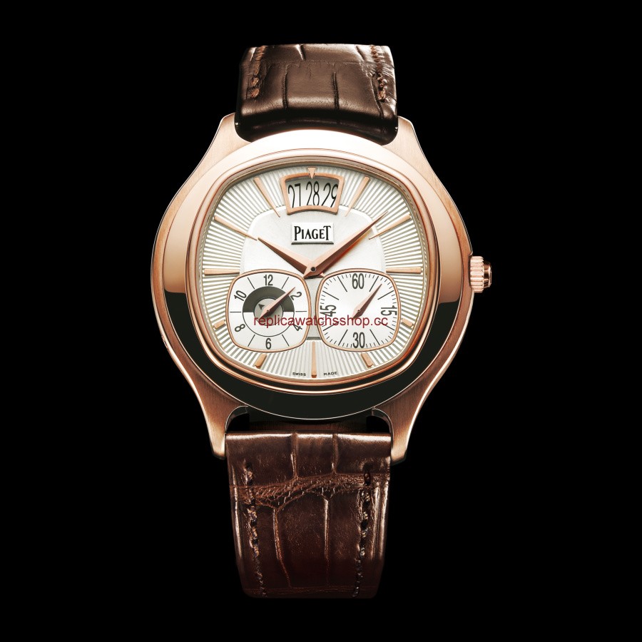 Piaget Emperador Coussin Dual Time Zone Pink Gold (G0A32017)