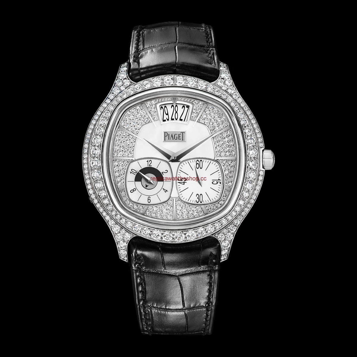 Piaget Emperador Coussin Dual Time Zone White Gold Diamond (G0A32018) Piaget Emperador Coussin Dual Time Zone White Gold Diamond (G0A32018)