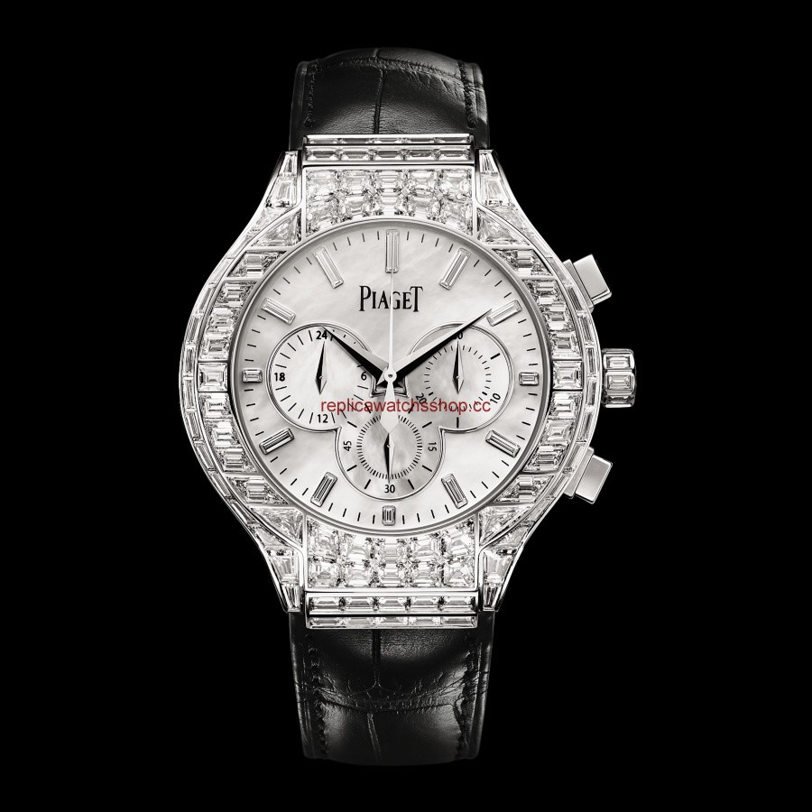 Piaget Polo 44 Chronograph White Gold Diamond (G0A35112) Piaget Polo 44 Chronograph White Gold Diamond (G0A35112)
