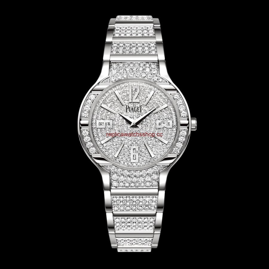 Piaget Polo 32 Quartz White Gold Full Diamond (G0A36234)