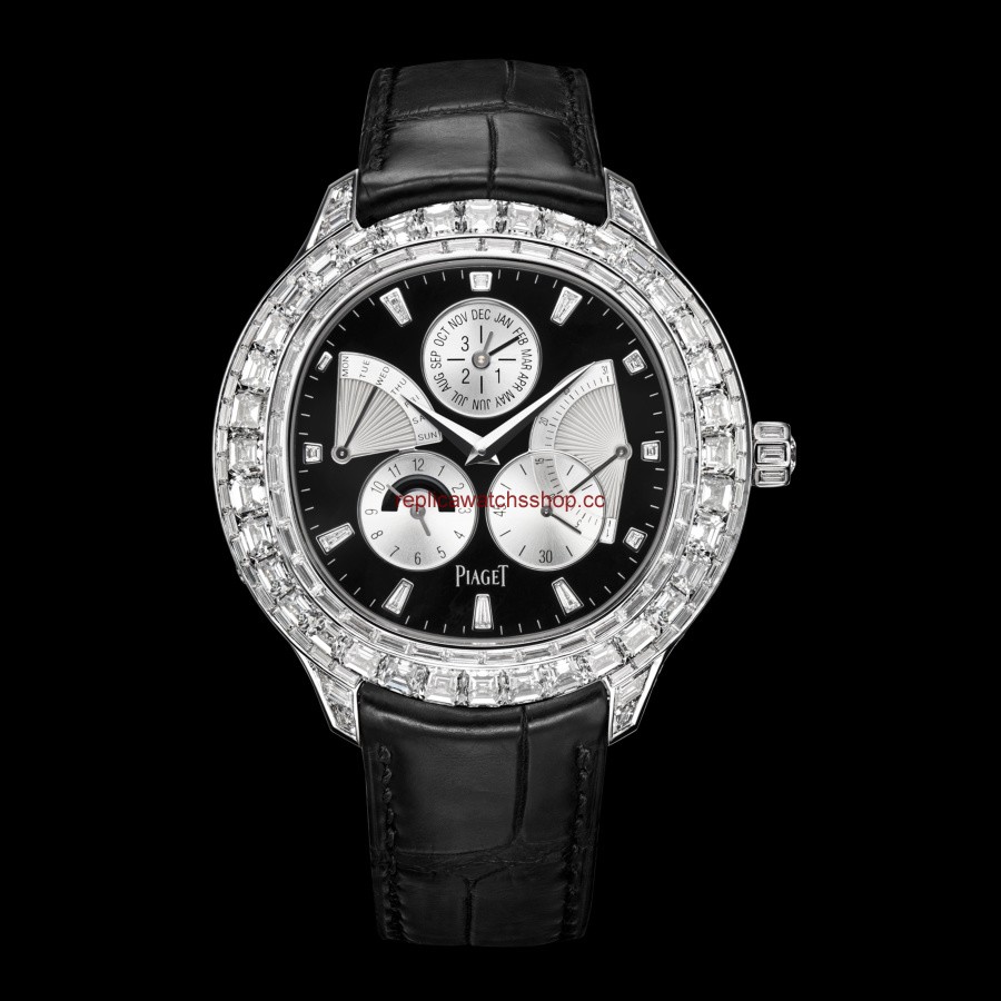 Piaget Emperador Coussin Perpetual Calendar White Gold Diamond Black (G0A37020) Piaget Emperador Coussin Perpetual Calendar White Gold Diamond Black (G0A37020)