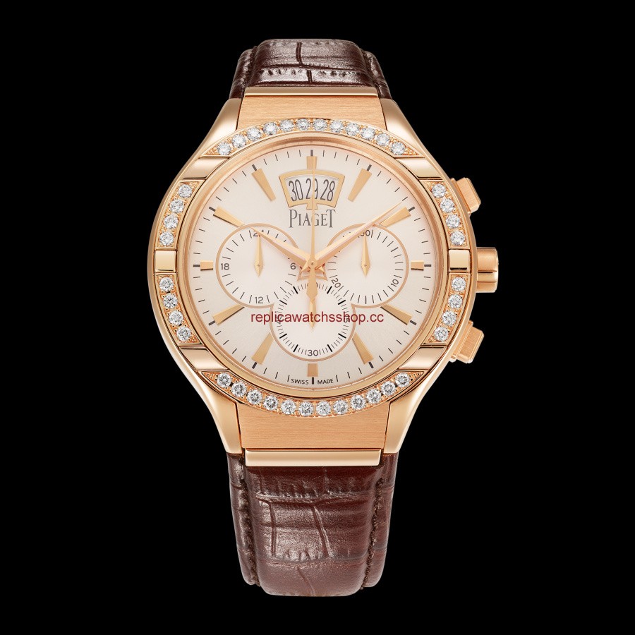 Piaget Polo 43 Chronograph Pink Gold Diamond (G0A38038) Piaget Polo 43 Chronograph Pink Gold Diamond (G0A38038)