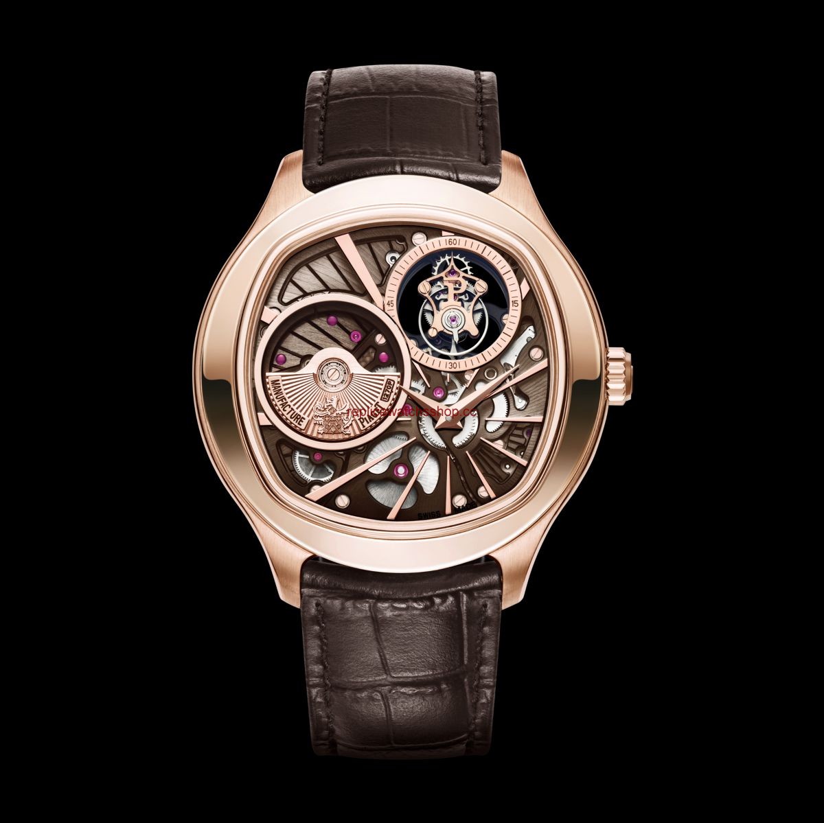 Piaget Emperador Coussin Tourbillon Pink Gold Chocolate (G0A39042) Piaget Emperador Coussin Tourbillon Pink Gold Chocolate (G0A39042)