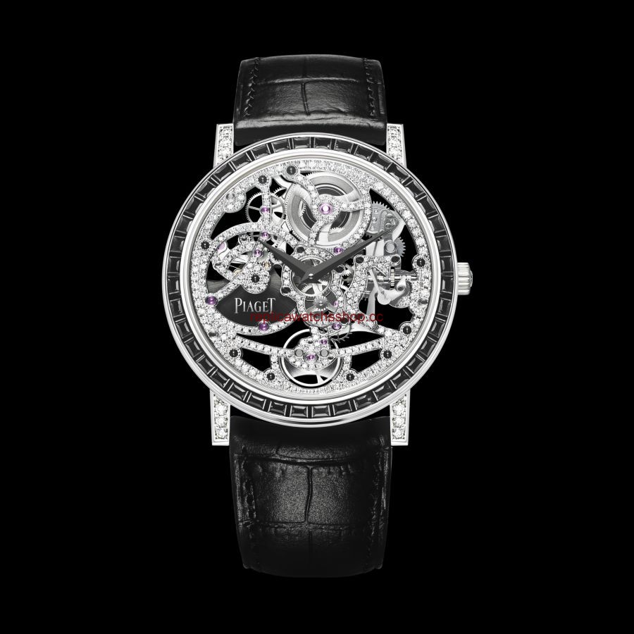 Piaget Altiplano Skeleton White Gold Black Diamonds (G0A40225)