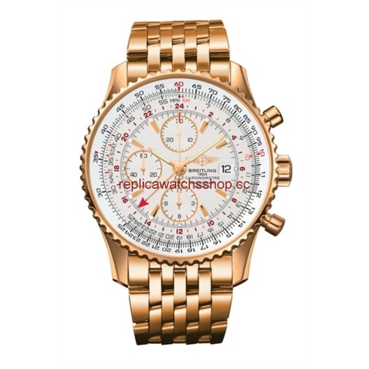 Breitling Navitimer World Red Gold / Bracelet / Silver (H2432212.G664.426H) Breitling Navitimer World Red Gold / Bracelet / Silver (H2432212.G664.426H)