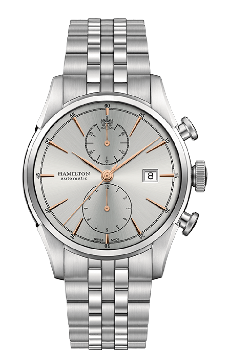 Hamilton Spirity of Liberty Chronograph Automatic Gold Bracelet (H32416181) Hamilton Spirity of Liberty Chronograph Automatic Gold Bracelet (H32416181)