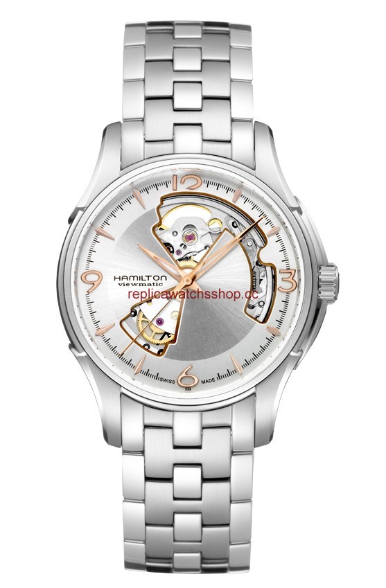 Hamilton Jazzmaster Open Heart 40mm Silver Dial Bracelet (H32565155)