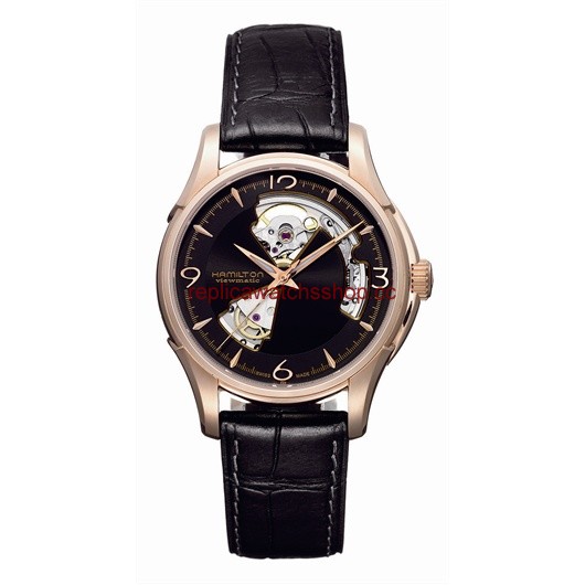 Hamilton Jazzmaster Open Heart 40mm Black Dial PVD Gold (H32575735) Hamilton Jazzmaster Open Heart 40mm Black Dial PVD Gold (H32575735)