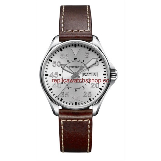 Hamilton Khaki Aviation Pilot Silver (H64425555) Hamilton Khaki Aviation Pilot Silver (H64425555)