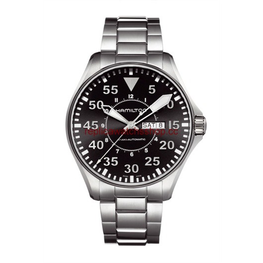 Hamilton Khaki Aviation Pilot Auto Bracelet (H64715135) Hamilton Khaki Aviation Pilot Auto Bracelet (H64715135)