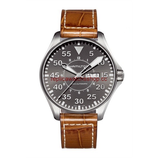Hamilton Khaki Aviation Pilot Auto Grey (H64715885) Hamilton Khaki Aviation Pilot Auto Grey (H64715885)