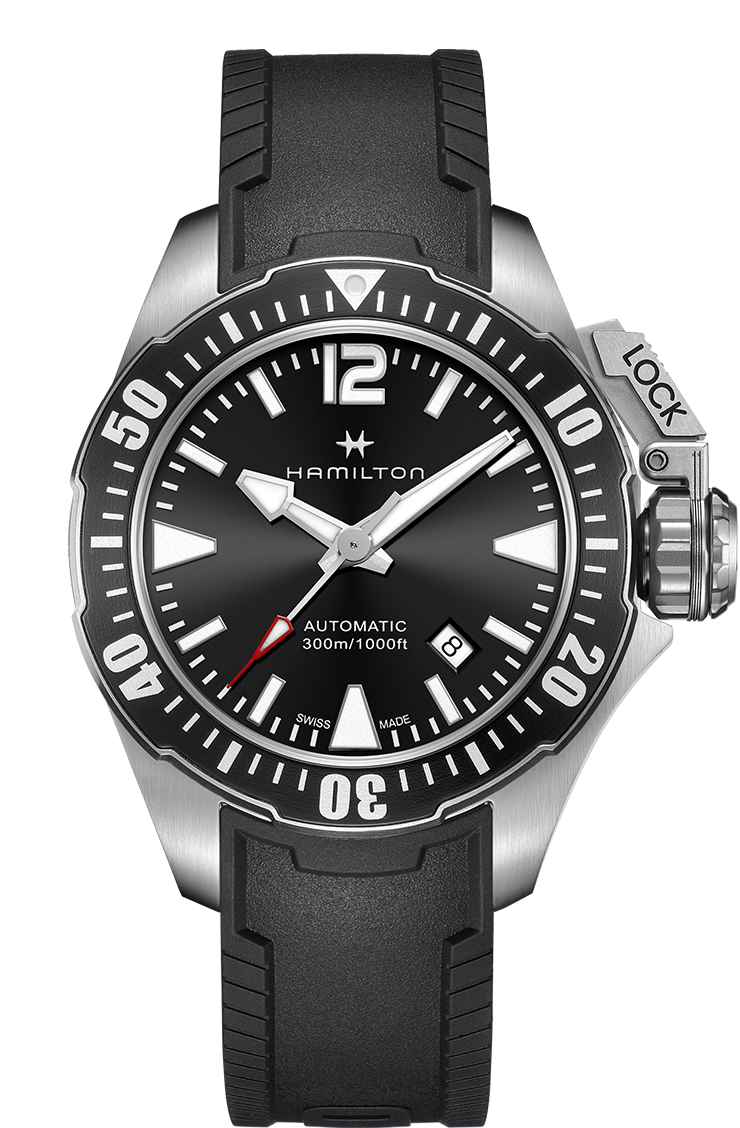 Hamilton Frogman Auto Black Strap (H77605335) Hamilton Frogman Auto Black Strap (H77605335)