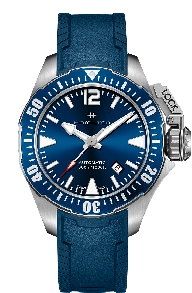 Hamilton Frogman Auto Blue Strap (H77705345) Hamilton Frogman Auto Blue Strap (H77705345)