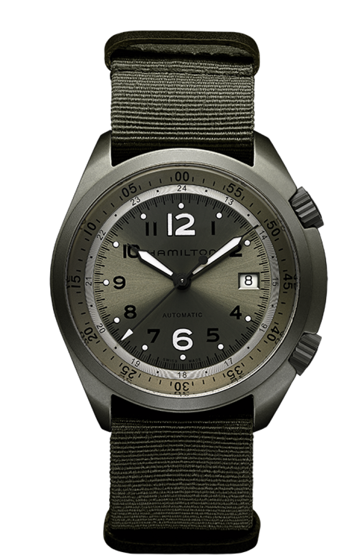 Hamilton Khaki Pilot Pioneer Alu Olive Green Auto (H80405865)