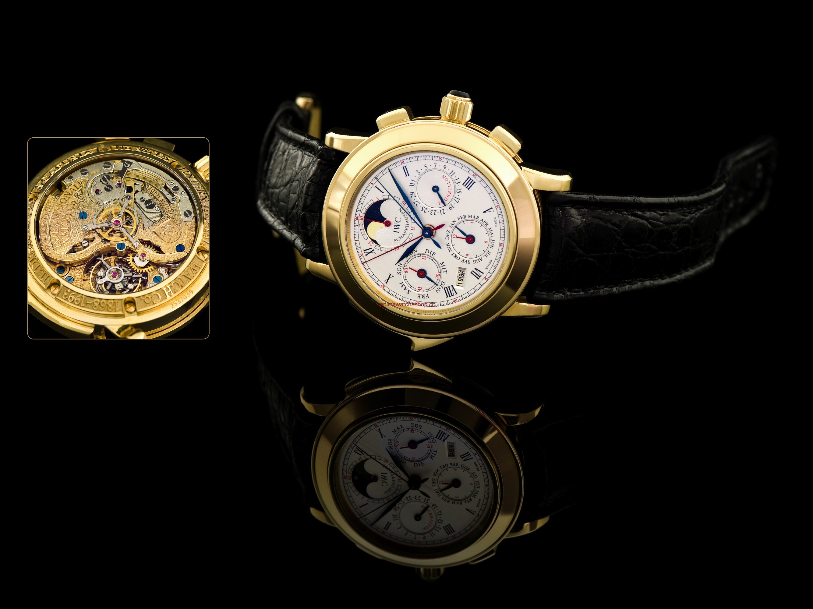 IWC Destriero Scafusia Yellow Gold / German (IW1868-12) IWC Destriero Scafusia Yellow Gold / German (IW1868-12)