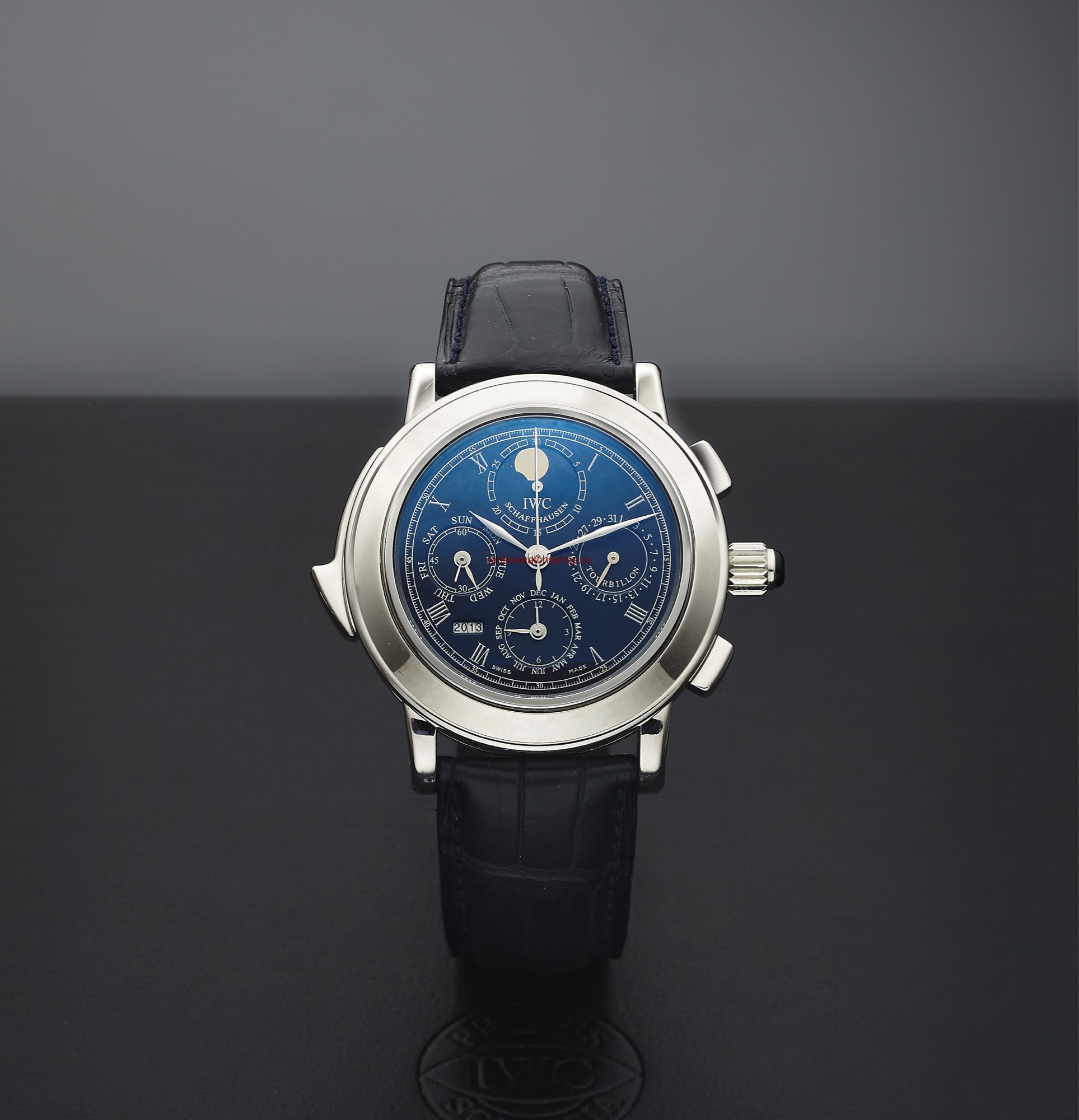 IWC Destriero Scafusia Platinum / Blue / English (IW1868-10) IWC Destriero Scafusia Platinum / Blue / English (IW1868-10)