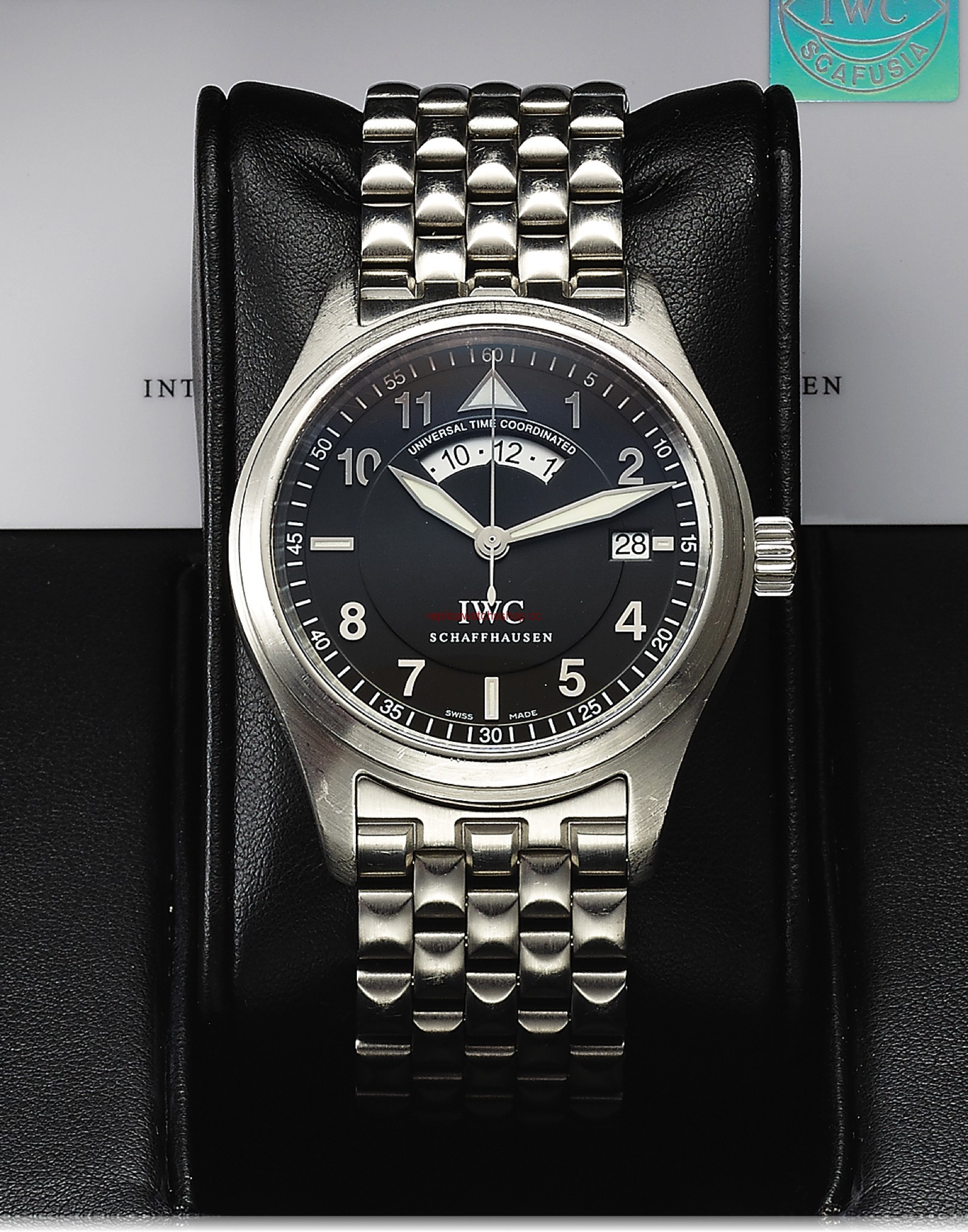 IWC Pilot's Watch Spitfire UTC Black Bracelet (IW3251-06) IWC Pilot's Watch Spitfire UTC Black Bracelet (IW3251-06)