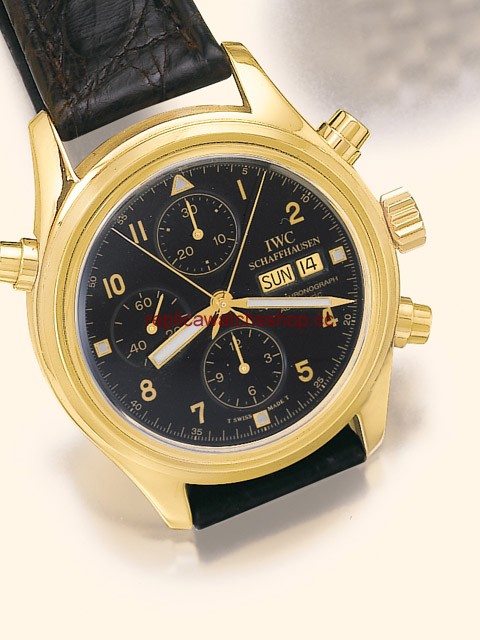 IWC Pilot's Watch Doppelchronograph Gold Black English (IW3711-15) IWC Pilot's Watch Doppelchronograph Gold Black English (IW3711-15)