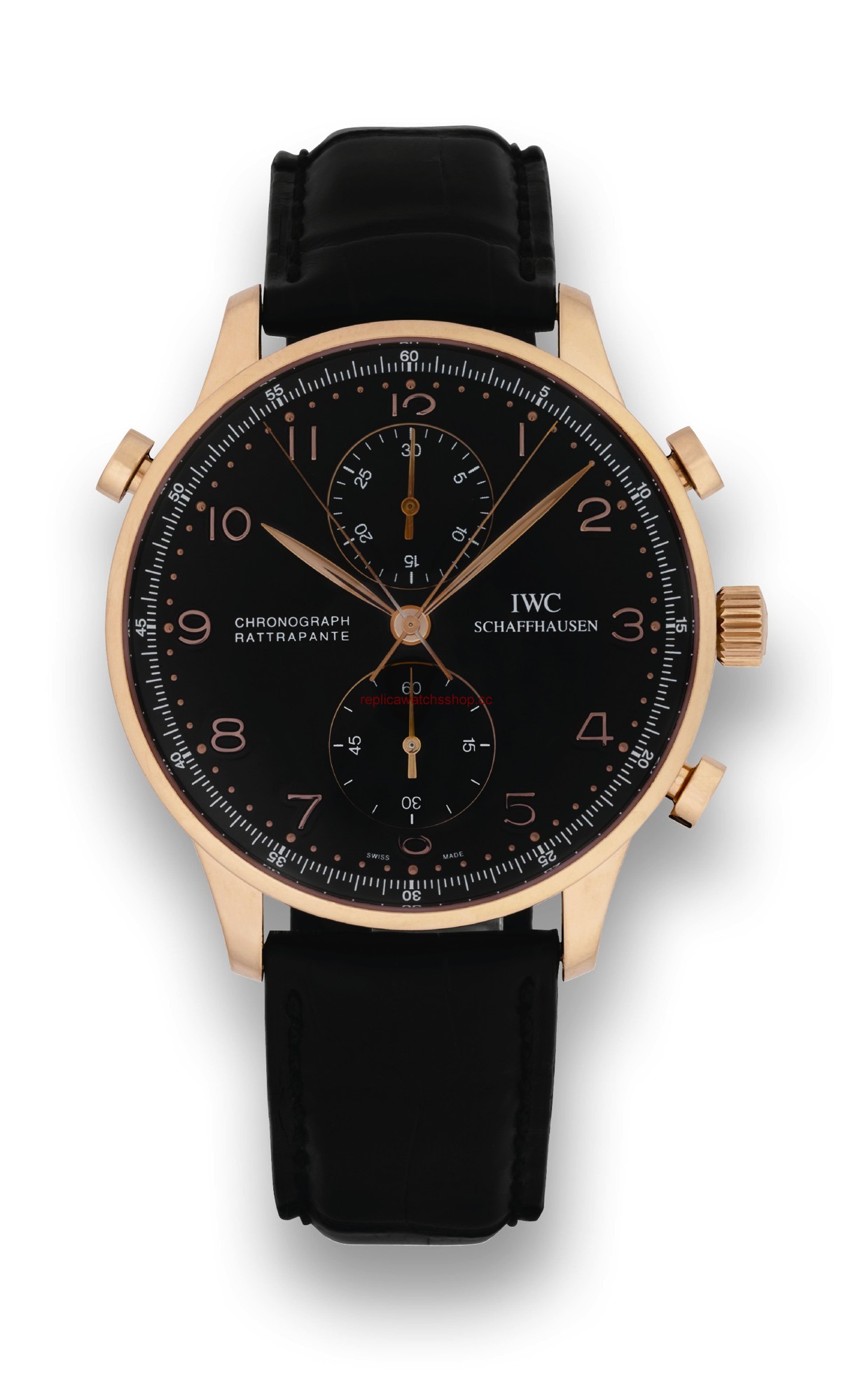 IWC Portuguese Chrono-Rattrapante Rose Gold / Black (IW3712-10) IWC Portuguese Chrono-Rattrapante Rose Gold / Black (IW3712-10)