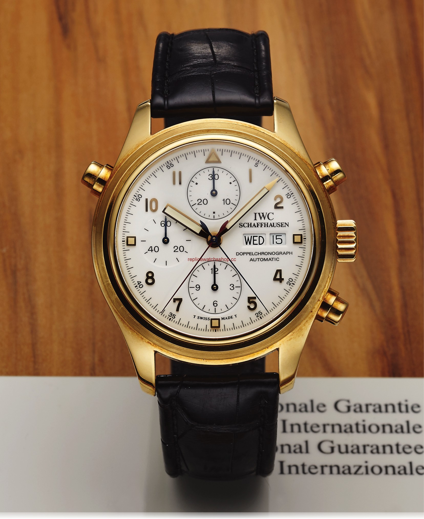 IWC Pilot's Watch Doppelchronograph Gold White English (IW3713-11) IWC Pilot's Watch Doppelchronograph Gold White English (IW3713-11)