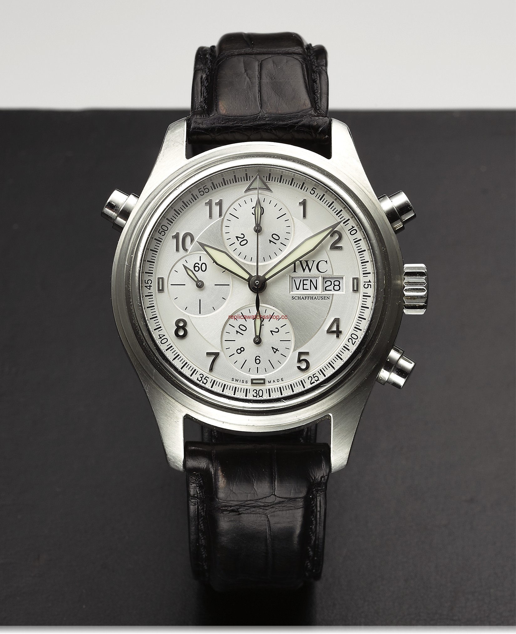 IWC Pilot's Watch Doppelchronograph Spitfire French Alligator (IW3713-44) IWC Pilot's Watch Doppelchronograph Spitfire French Alligator (IW3713-44)