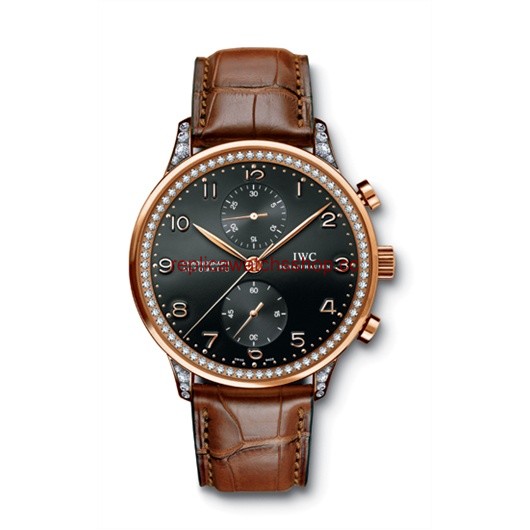 IWC Portuguese Chrono-Automatic Rose Gold / Diamond (IW3714-72) IWC Portuguese Chrono-Automatic Rose Gold / Diamond (IW3714-72)