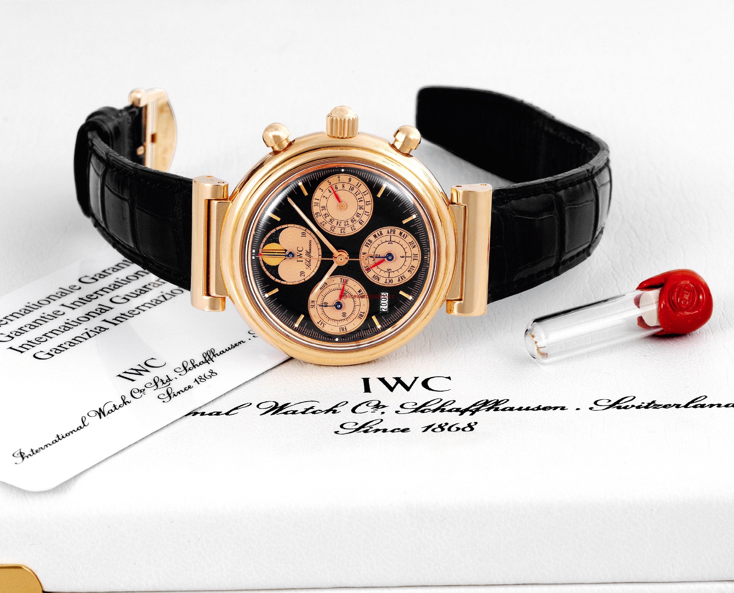 IWC Da Vinci Perpetual Red Gold English (IW3750-25) IWC Da Vinci Perpetual Red Gold English (IW3750-25)