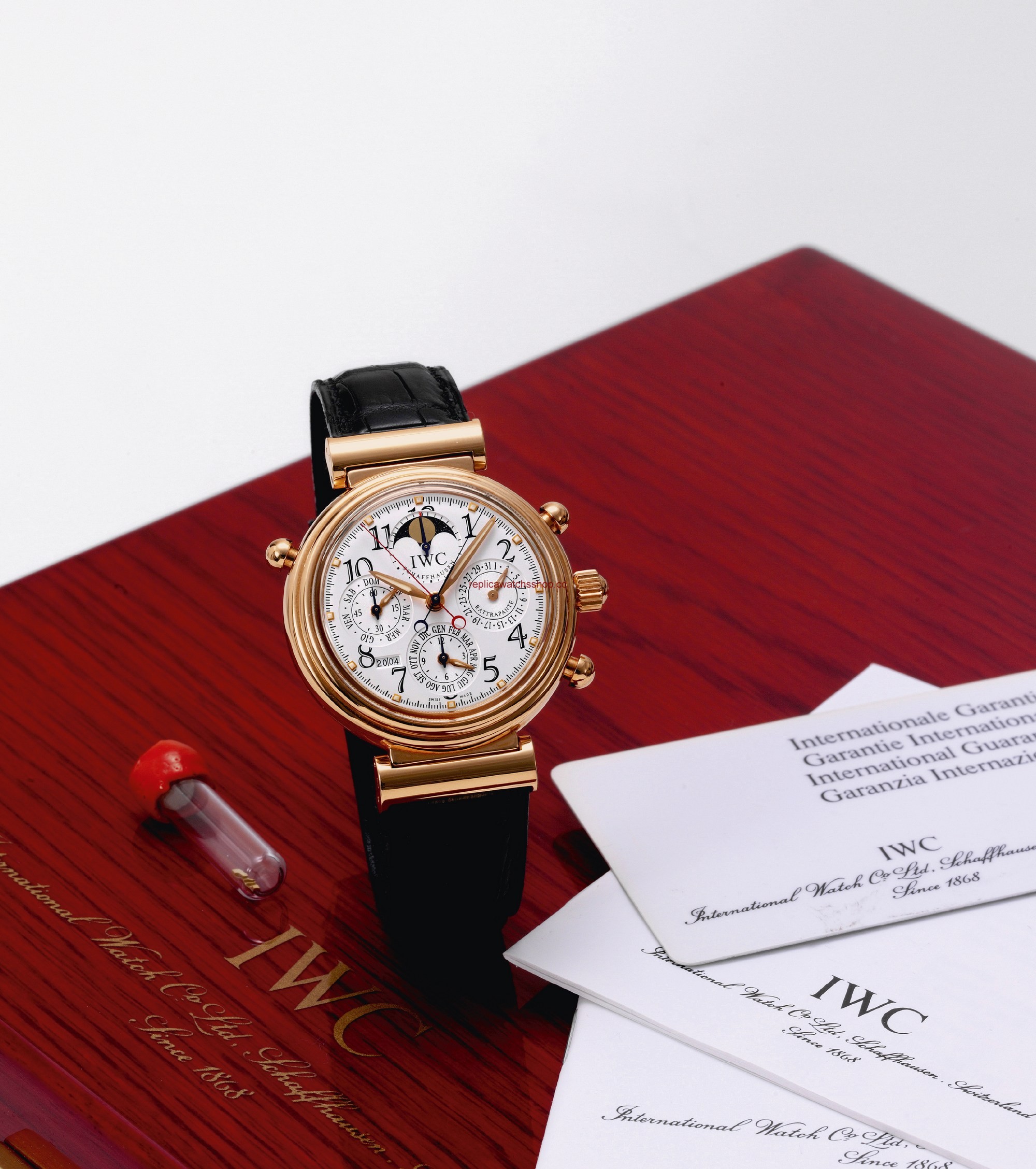 IWC Da Vinci Perpetual Rattrapante Red Gold Italian (IW3754-02) IWC Da Vinci Perpetual Rattrapante Red Gold Italian (IW3754-02)