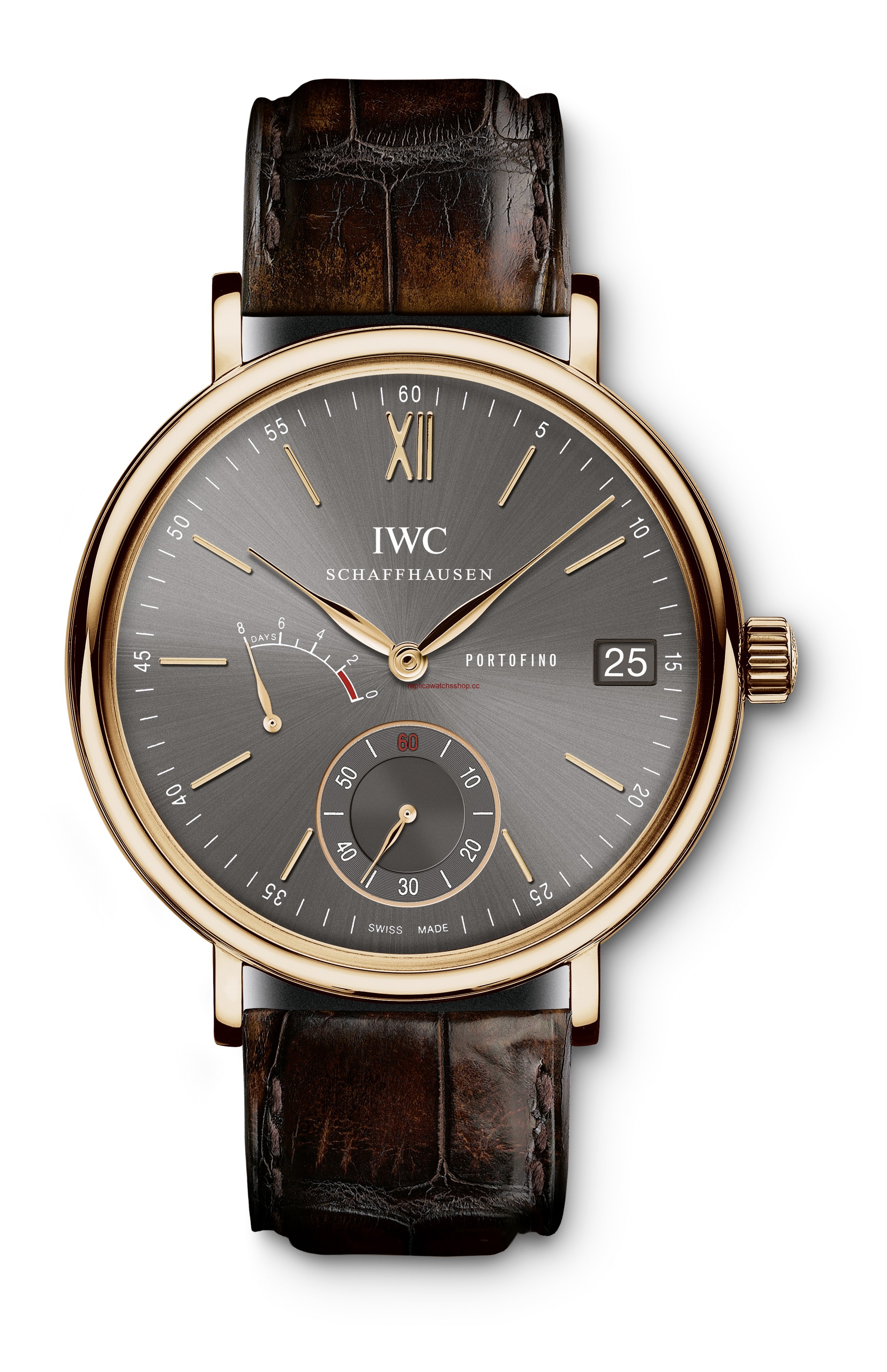 IWC Portofino Hand-Wound Eight Days Red Gold / Ardoise (IW5101-04) IWC Portofino Hand-Wound Eight Days Red Gold / Ardoise (IW5101-04)