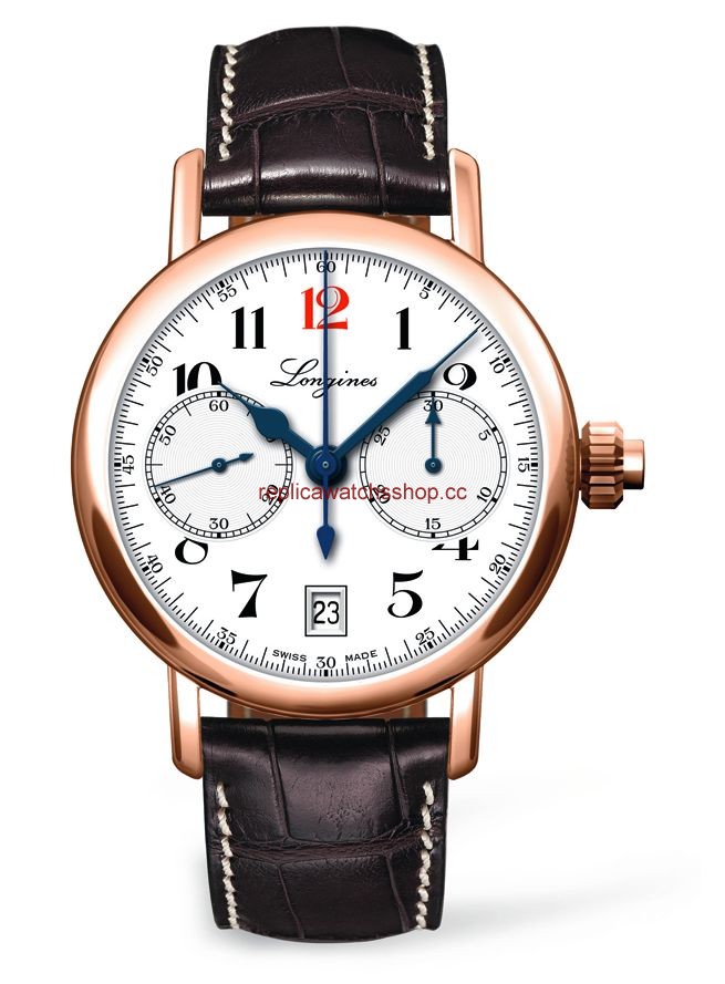 Longines Mono Pusher Chronograph 180th Anniversary Watch Gold (L2.775.8.23.3) Longines Mono Pusher Chronograph 180th Anniversary Watch Gold (L2.775.8.23.3)