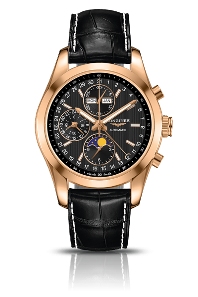 Longines Conquest Classic Moonphase Rose Gold Black (L2.798.8.52.3) Longines Conquest Classic Moonphase Rose Gold Black (L2.798.8.52.3)