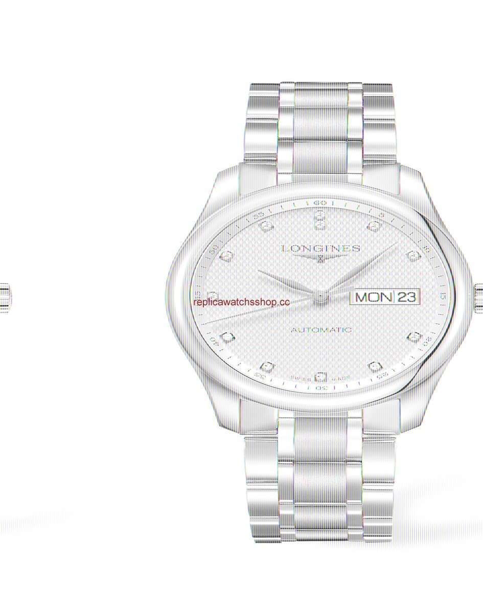 Longines Master Collection Day Date Silver Diamond Bracelet (L2.755.4.77.6) Longines Master Collection Day Date Silver Diamond Bracelet (L2.755.4.77.6)