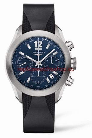 Longines GrandeVitesse Chronograph Blue Rubber (L3.635.4.96.9) Longines GrandeVitesse Chronograph Blue Rubber (L3.635.4.96.9)