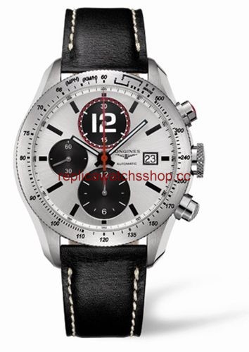 Longines GrandeVitesse Tachymeter Panda Leather (L3.636.4.70.2) Longines GrandeVitesse Tachymeter Panda Leather (L3.636.4.70.2)