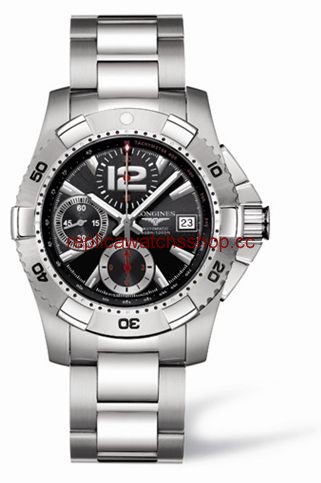 Longines Hydroconquest Chronograph Tachymeter Black (L3.651.4.56.6) Longines Hydroconquest Chronograph Tachymeter Black (L3.651.4.56.6)